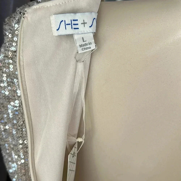 She and Sky party/prom dress large NWT - Picture 8 of 12